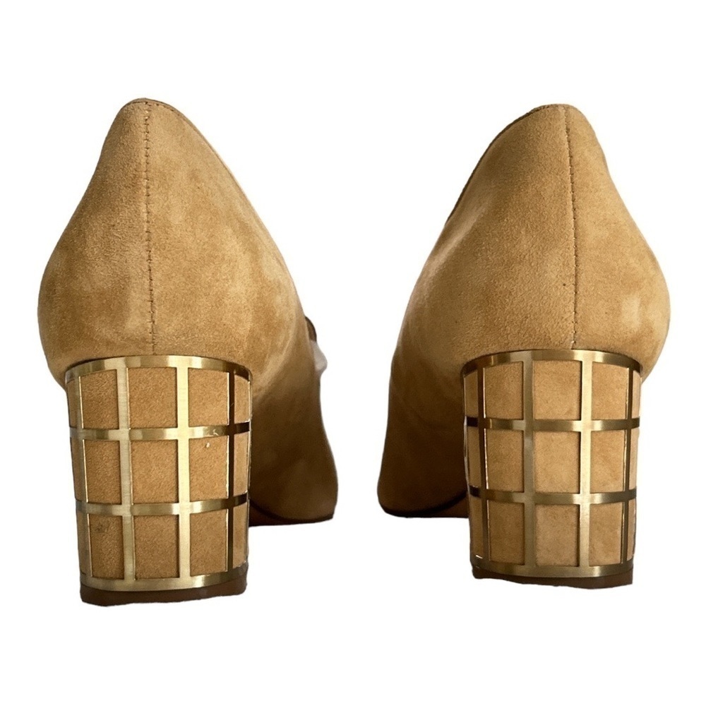 Brian Atwood Kendal Caged Heel Suede Pump Size 11M - Picture 7 of 14
